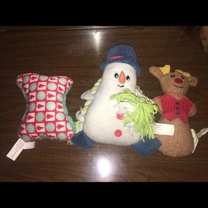 Christmas Dog Toy Set